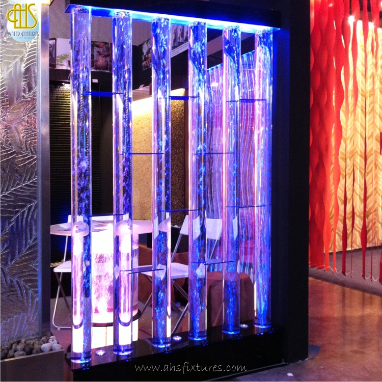 Collector II Shelves Bubble Water Features Decorative Acrylic Display Partition